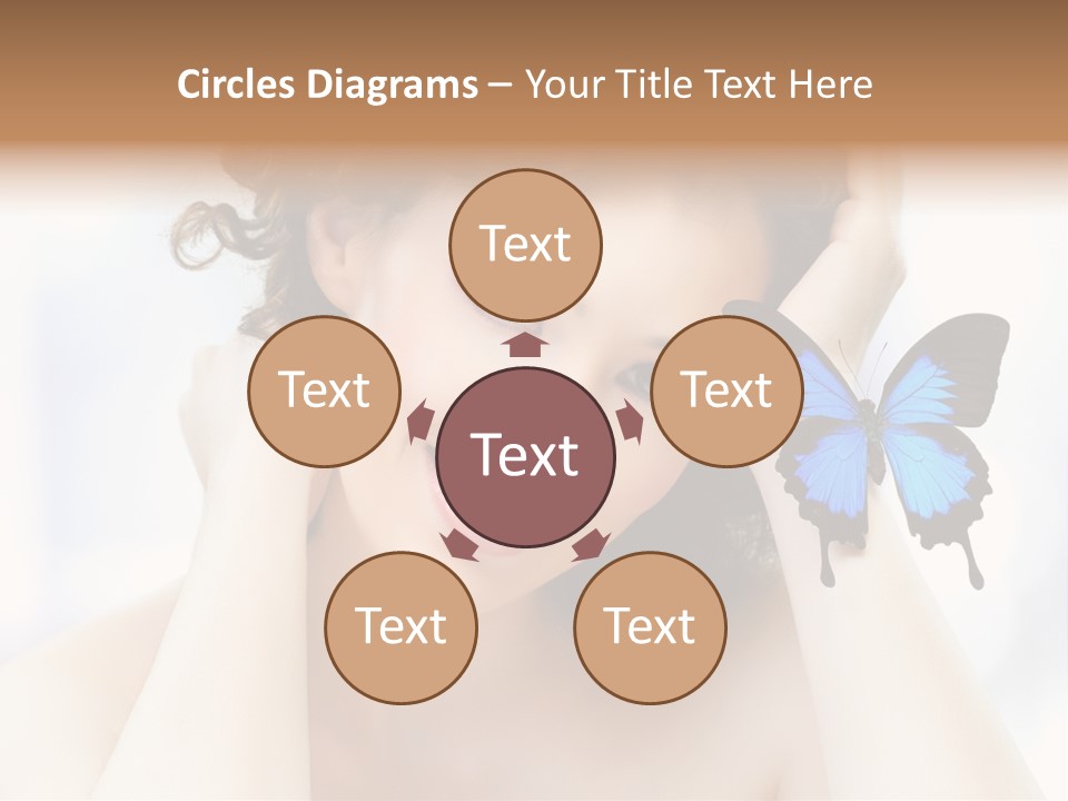 Serene Elegance Butterfly PowerPoint Template