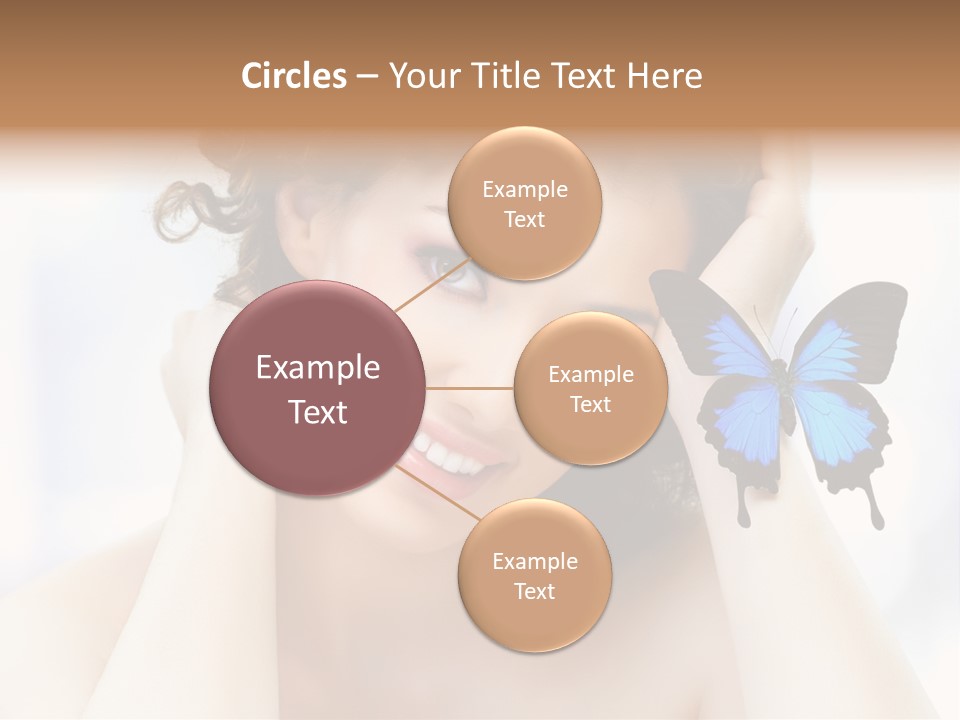Serene Elegance Butterfly PowerPoint Template