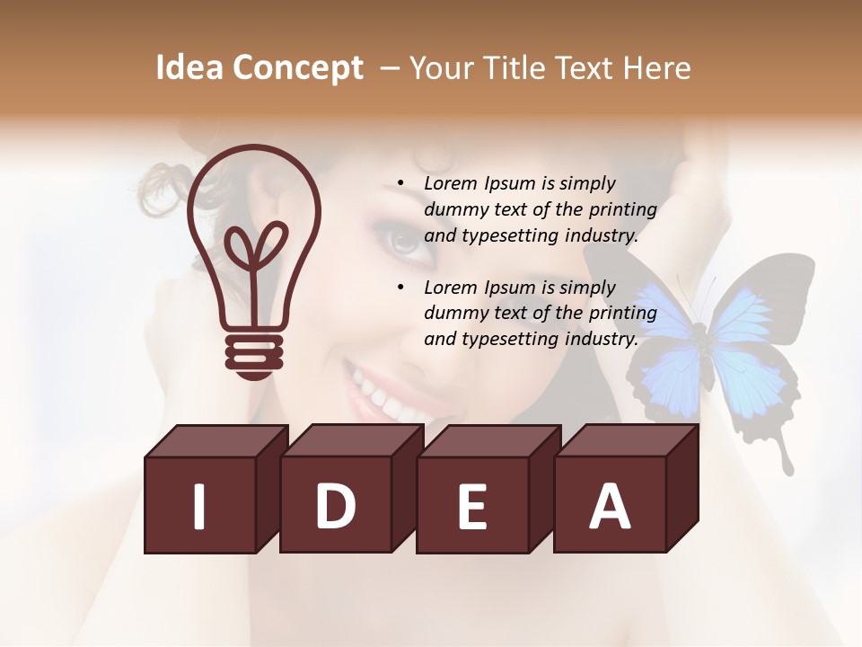 Serene Elegance Butterfly PowerPoint Template