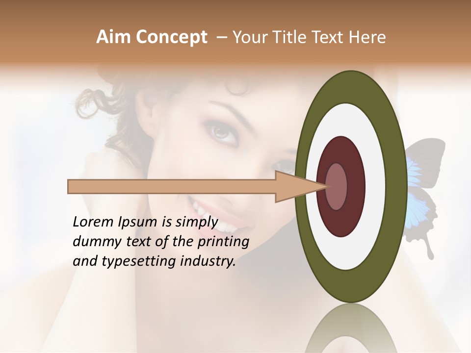 Serene Elegance Butterfly PowerPoint Template