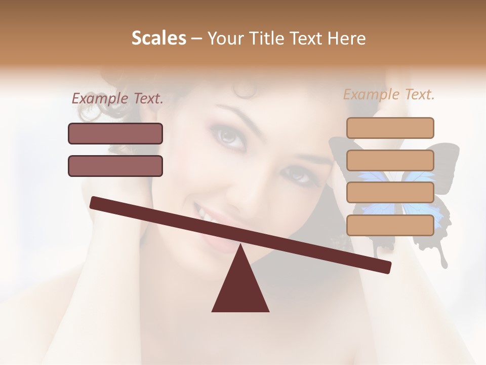 Serene Elegance Butterfly PowerPoint Template