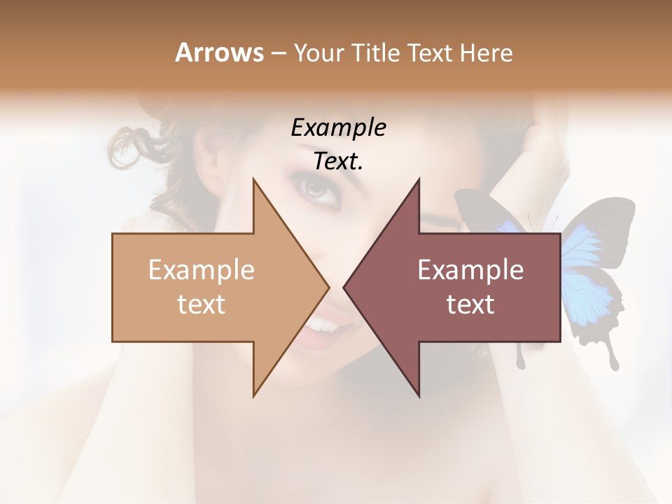 Serene Elegance Butterfly PowerPoint Template