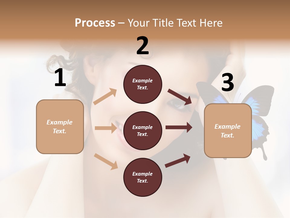 Serene Elegance Butterfly PowerPoint Template