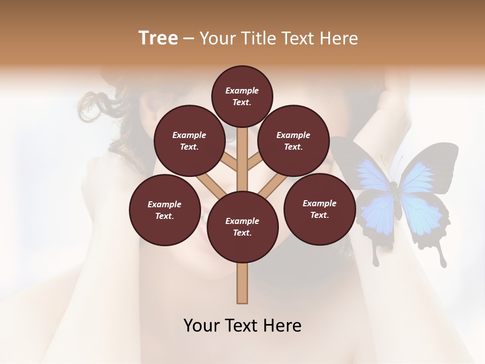 Serene Elegance Butterfly PowerPoint Template