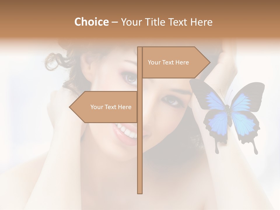 Serene Elegance Butterfly PowerPoint Template
