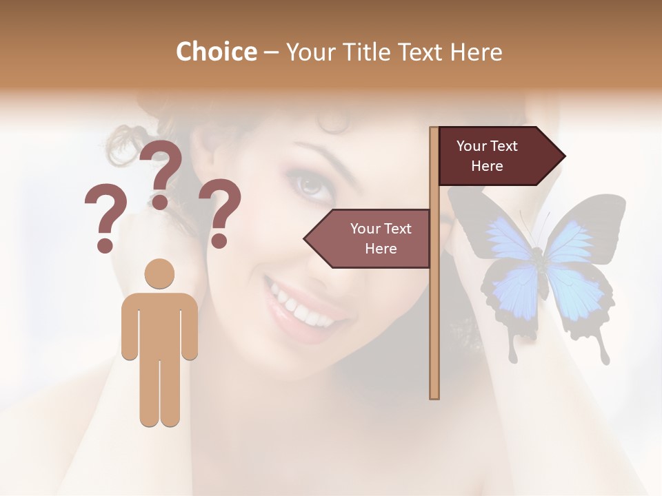 Serene Elegance Butterfly PowerPoint Template