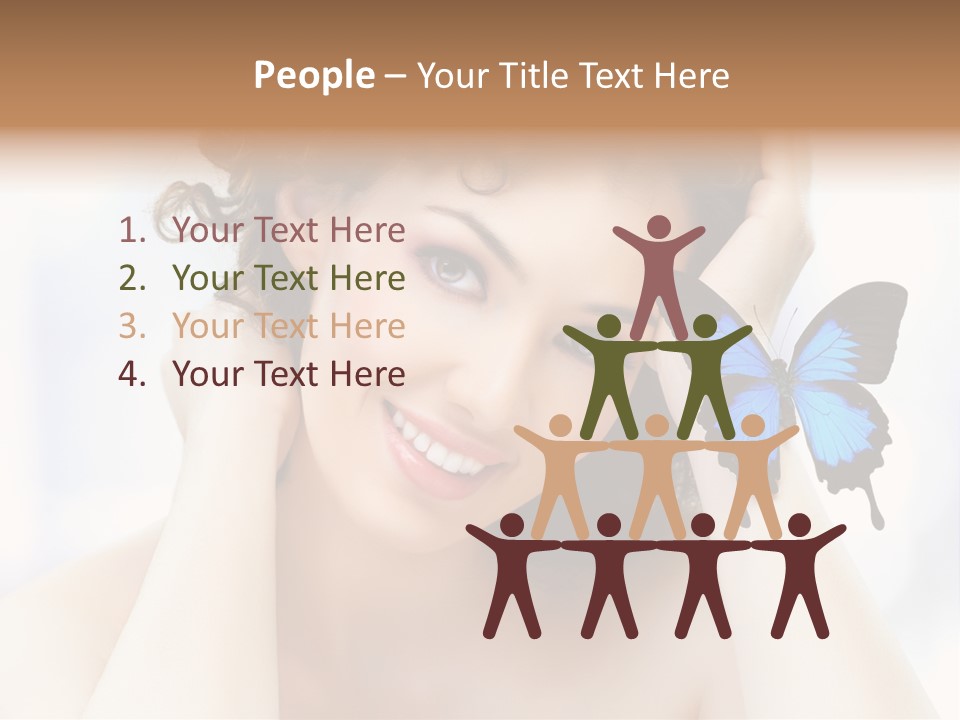 Serene Elegance Butterfly PowerPoint Template