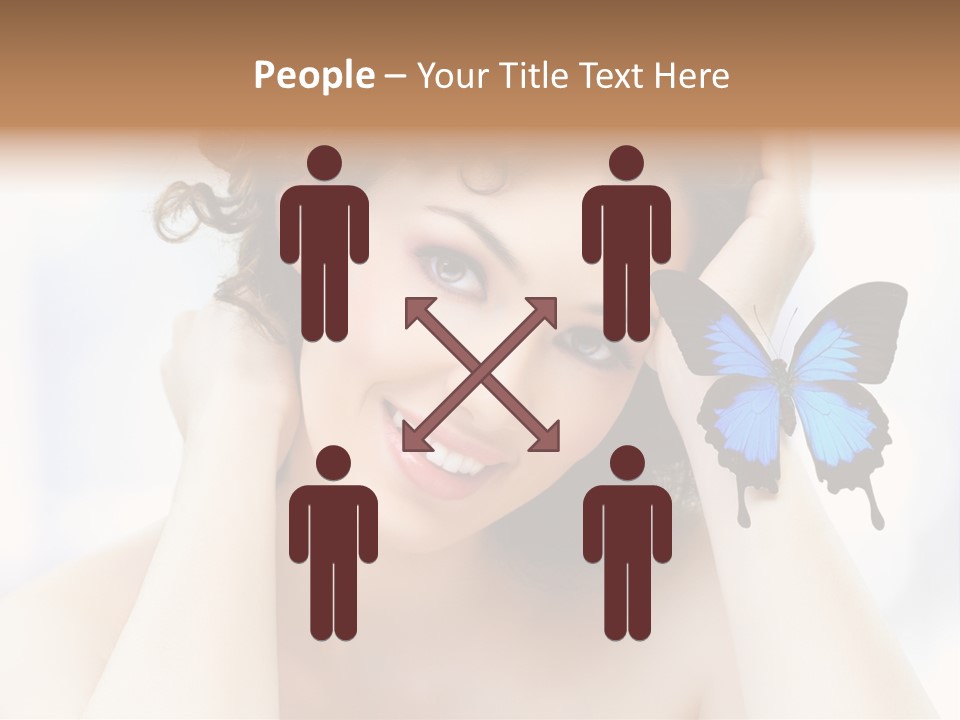 Serene Elegance Butterfly PowerPoint Template