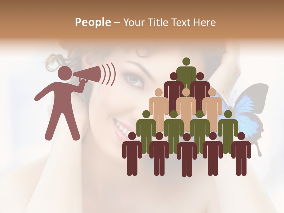 Serene Elegance Butterfly PowerPoint Template