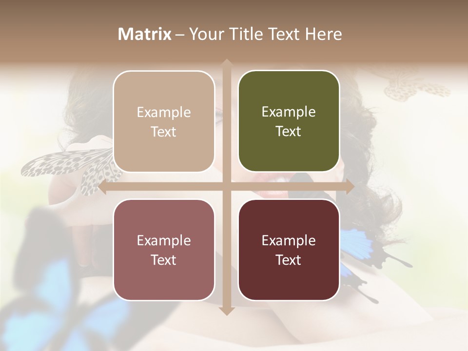 Adult Flying Freedom PowerPoint Template