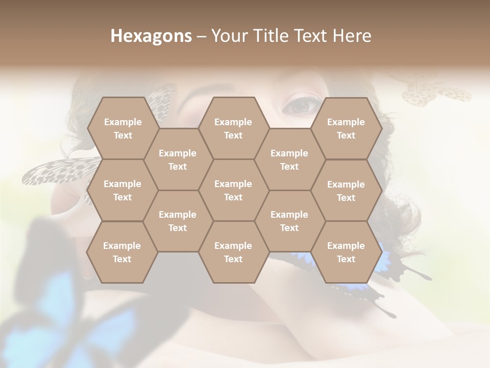 Adult Flying Freedom PowerPoint Template