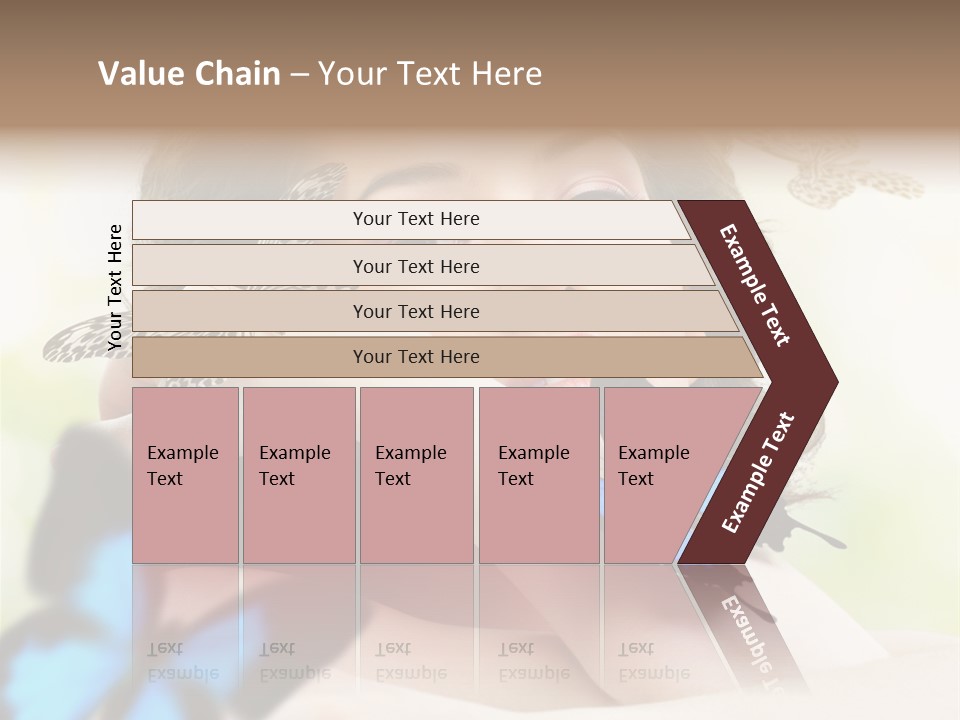 Adult Flying Freedom PowerPoint Template