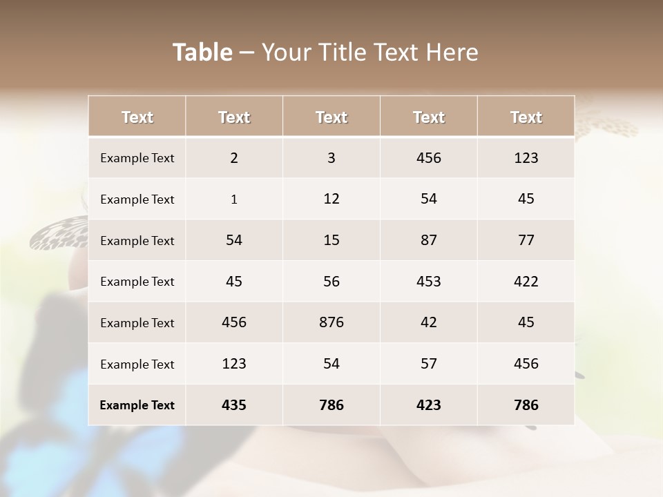 Adult Flying Freedom PowerPoint Template