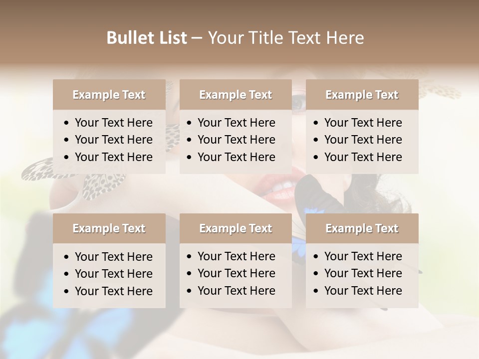 Adult Flying Freedom PowerPoint Template