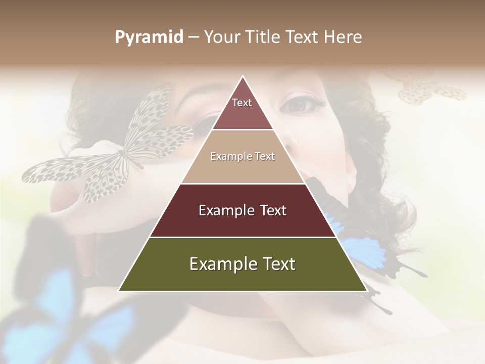 Adult Flying Freedom PowerPoint Template