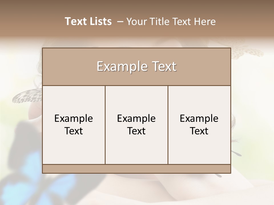 Adult Flying Freedom PowerPoint Template