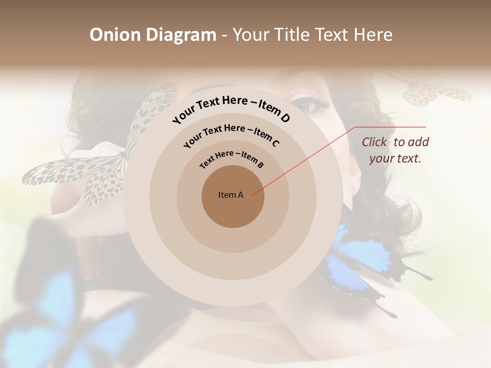 Adult Flying Freedom PowerPoint Template