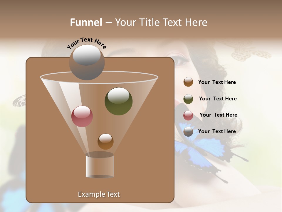 Adult Flying Freedom PowerPoint Template