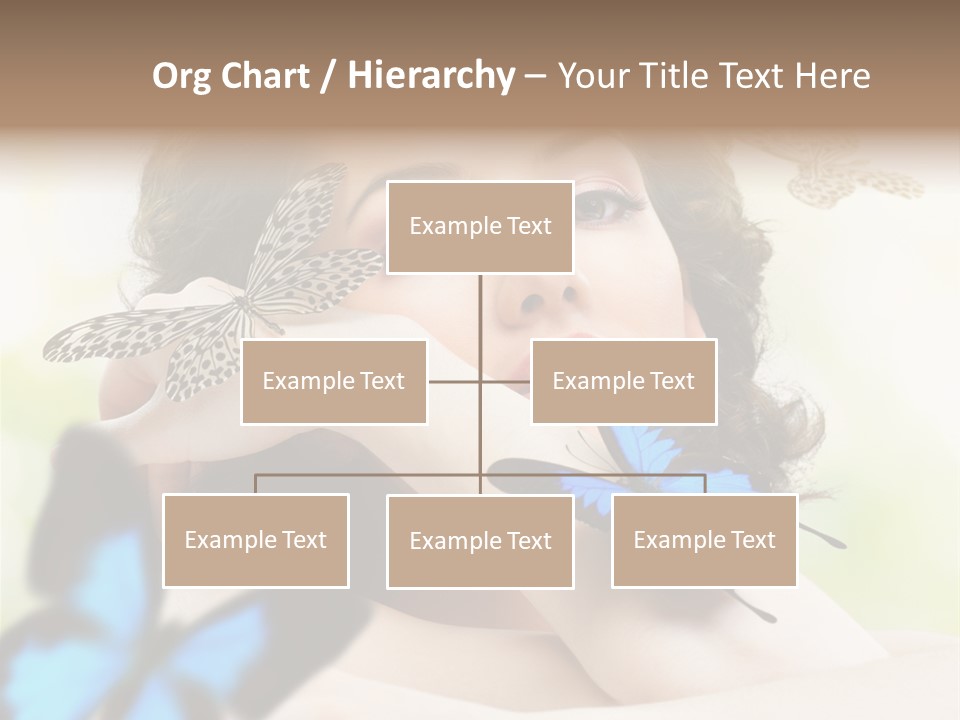 Adult Flying Freedom PowerPoint Template