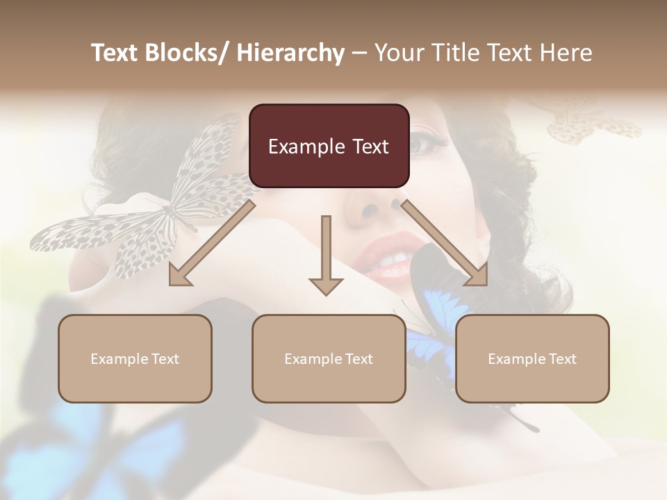 Adult Flying Freedom PowerPoint Template