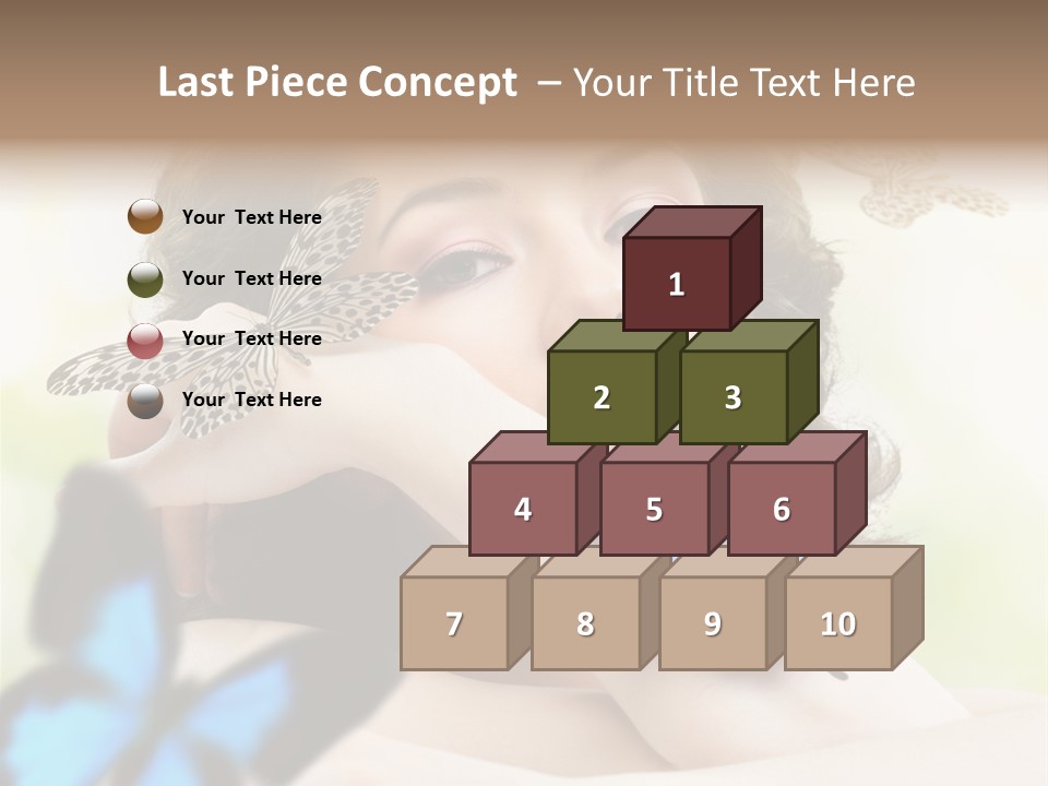 Adult Flying Freedom PowerPoint Template