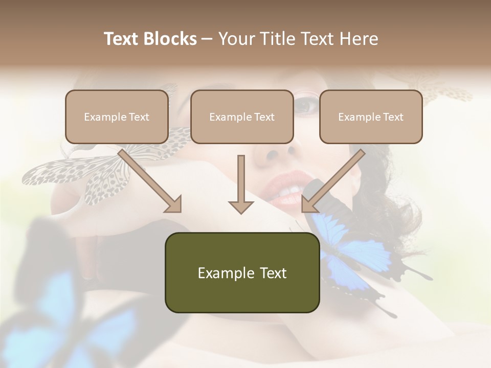 Adult Flying Freedom PowerPoint Template
