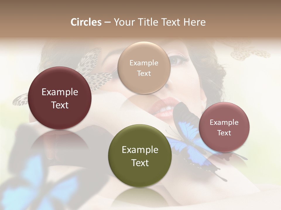 Adult Flying Freedom PowerPoint Template