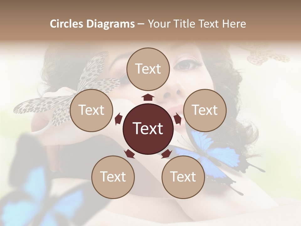 Adult Flying Freedom PowerPoint Template