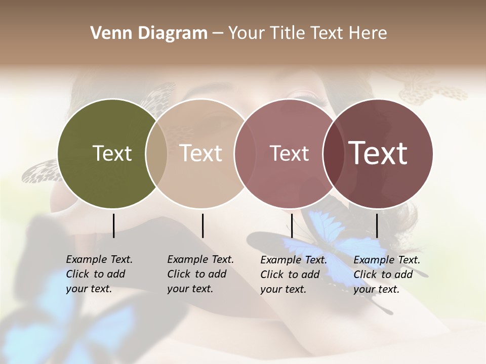 Adult Flying Freedom PowerPoint Template