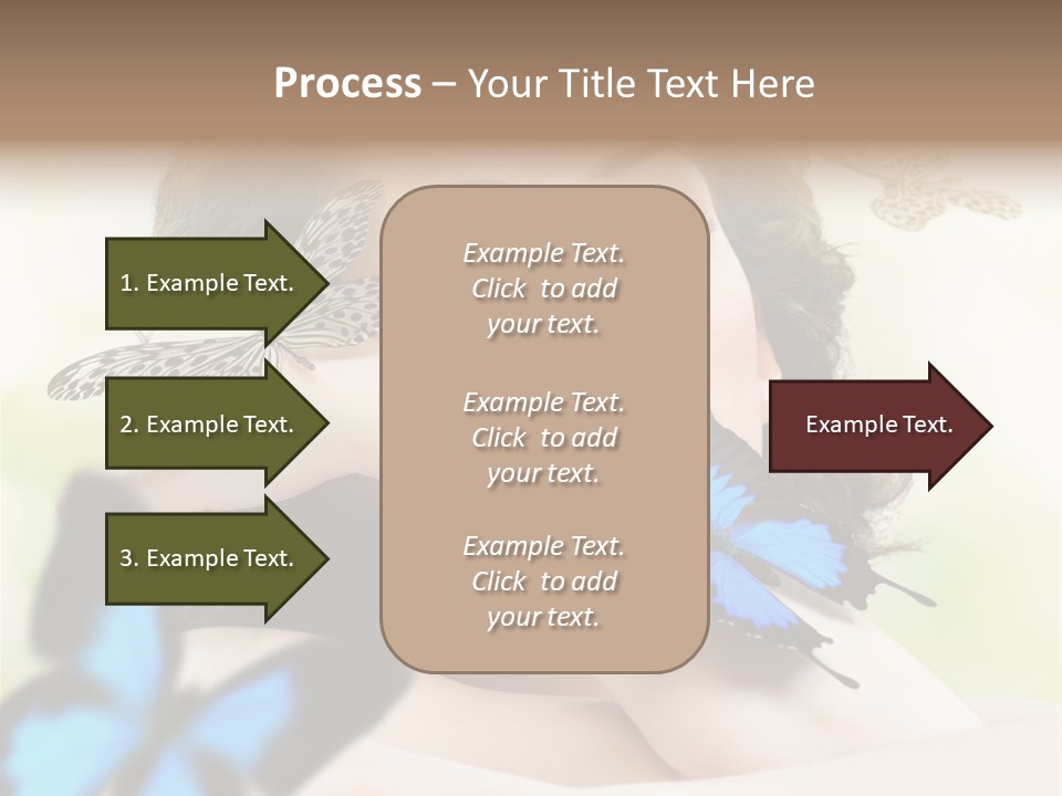 Adult Flying Freedom PowerPoint Template