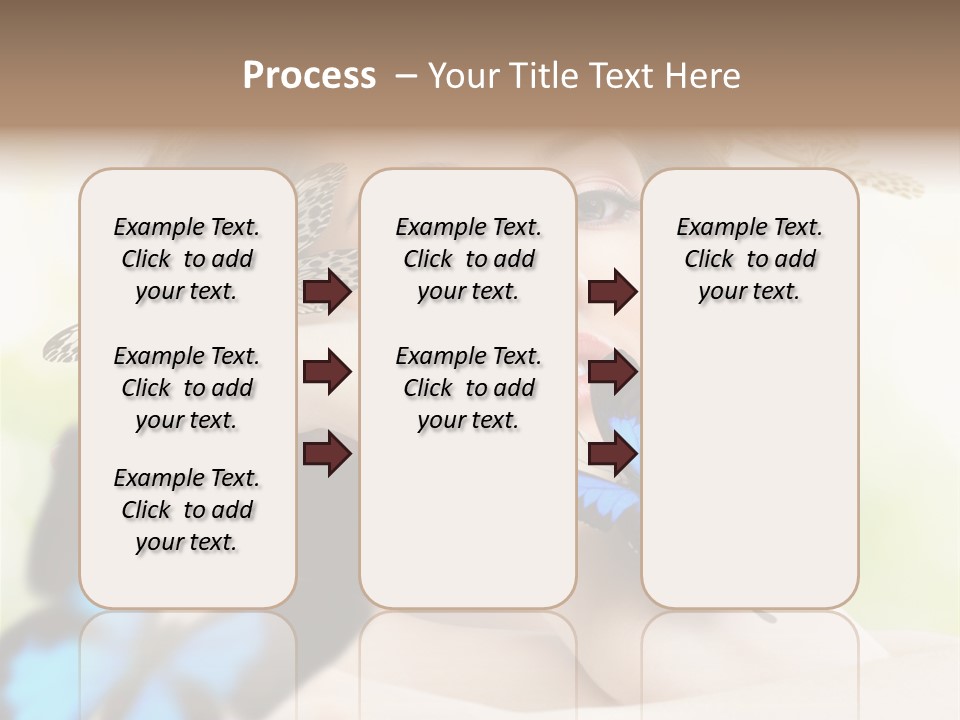 Adult Flying Freedom PowerPoint Template