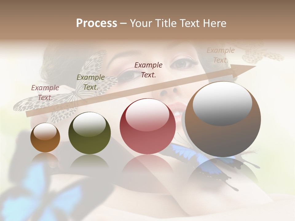 Adult Flying Freedom PowerPoint Template