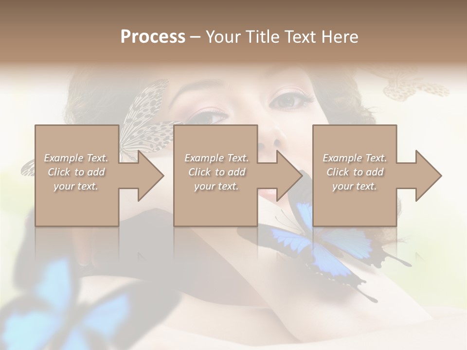 Adult Flying Freedom PowerPoint Template