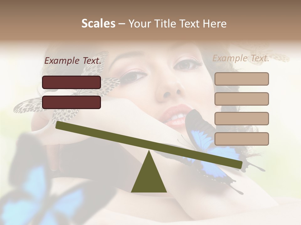 Adult Flying Freedom PowerPoint Template