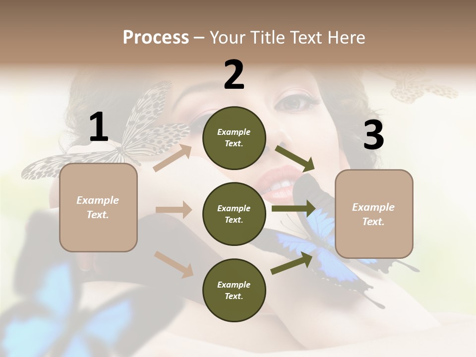 Adult Flying Freedom PowerPoint Template