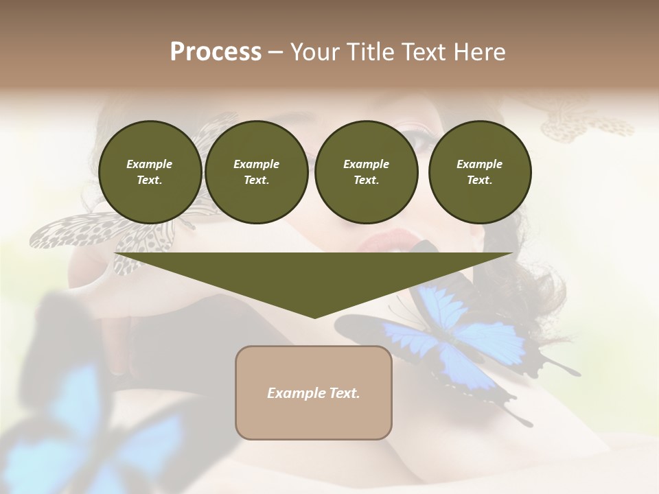 Adult Flying Freedom PowerPoint Template