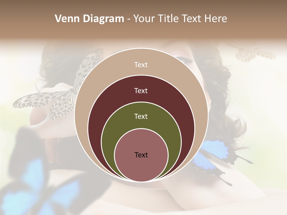 Adult Flying Freedom PowerPoint Template