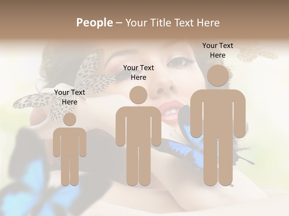 Adult Flying Freedom PowerPoint Template