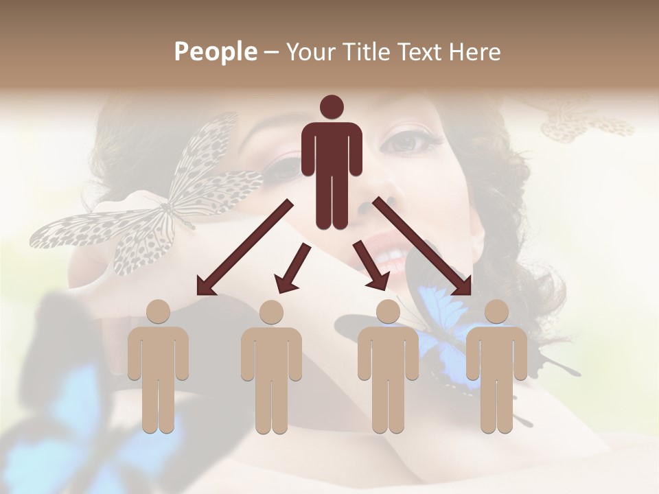 Adult Flying Freedom PowerPoint Template