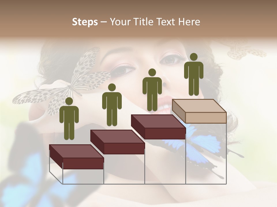 Adult Flying Freedom PowerPoint Template