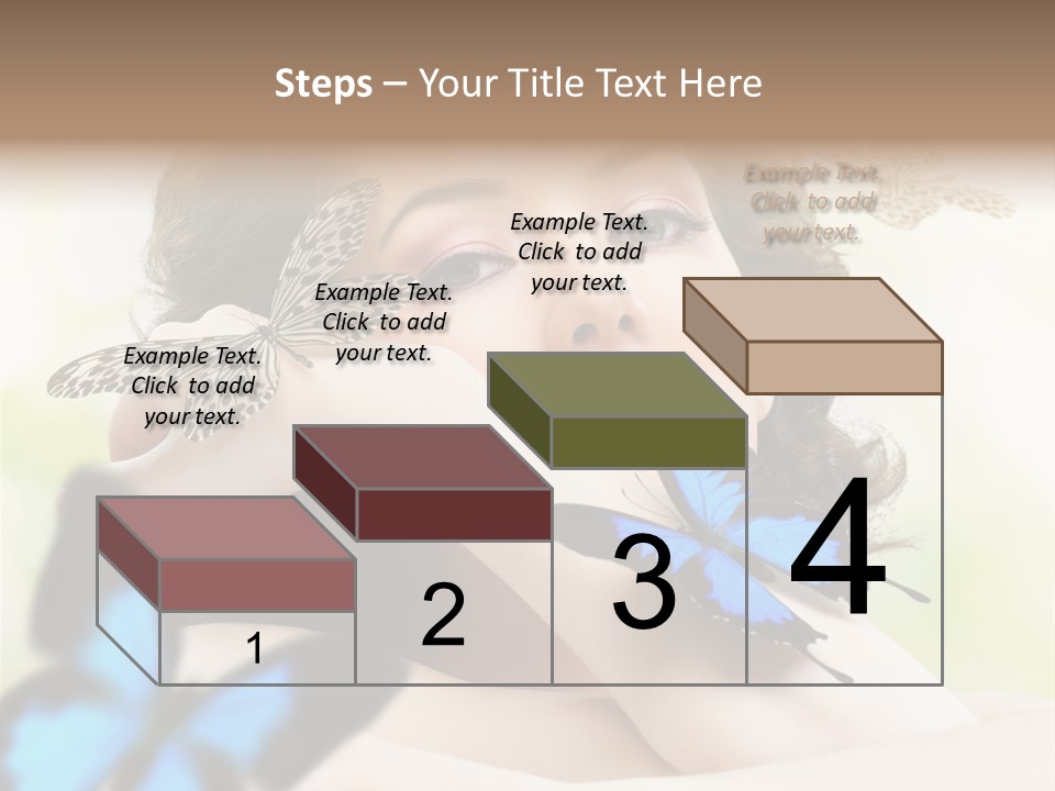 Adult Flying Freedom PowerPoint Template