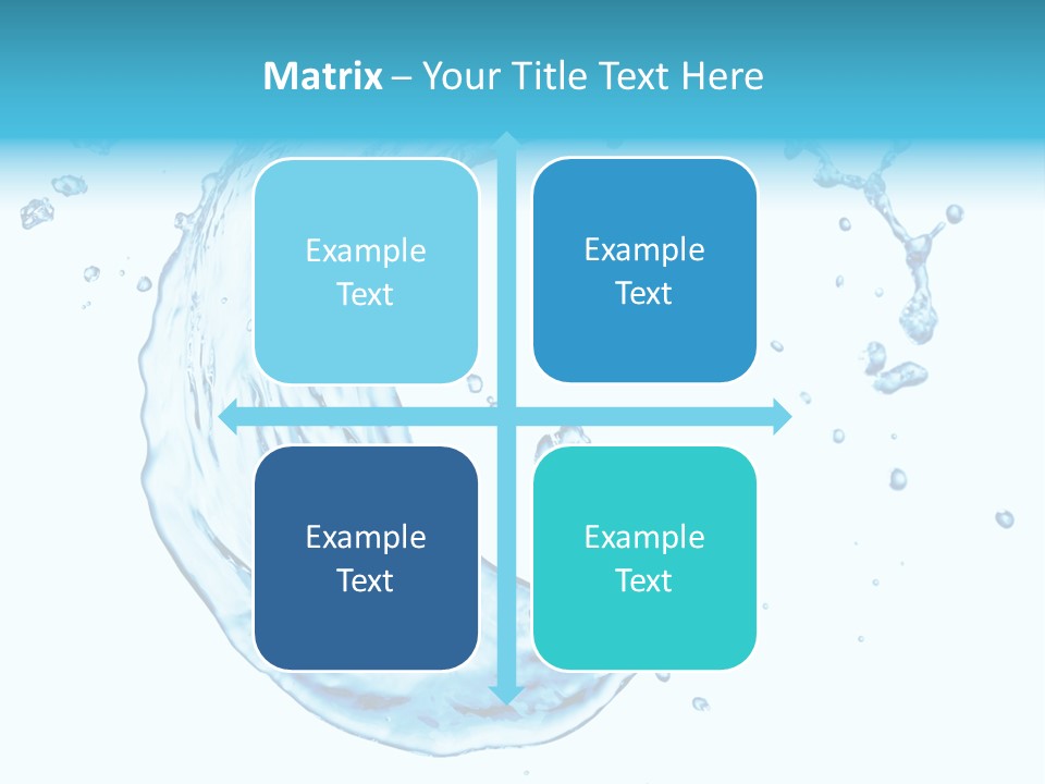 Transparent Colour Wet PowerPoint Template