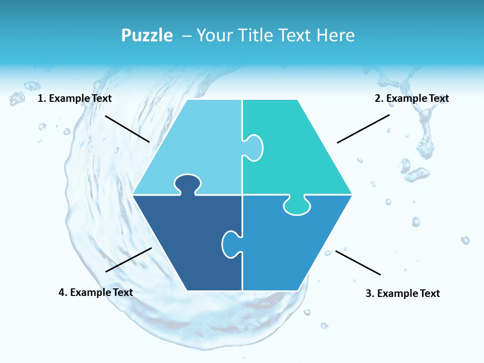 Transparent Colour Wet PowerPoint Template