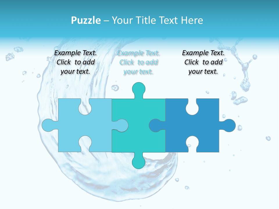 Transparent Colour Wet PowerPoint Template