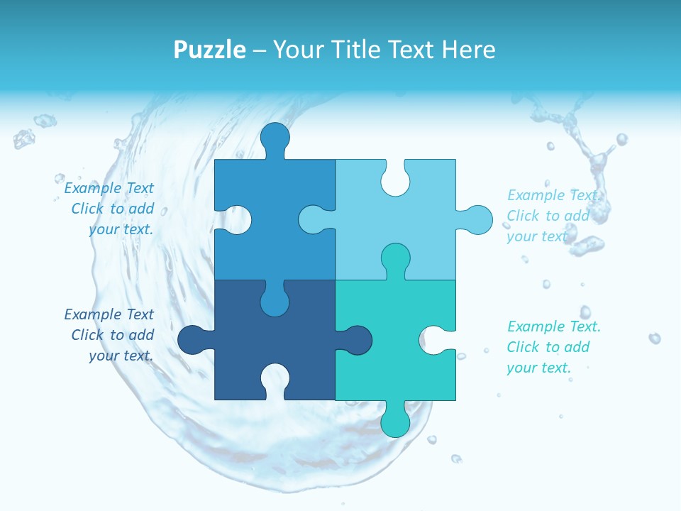 Transparent Colour Wet PowerPoint Template