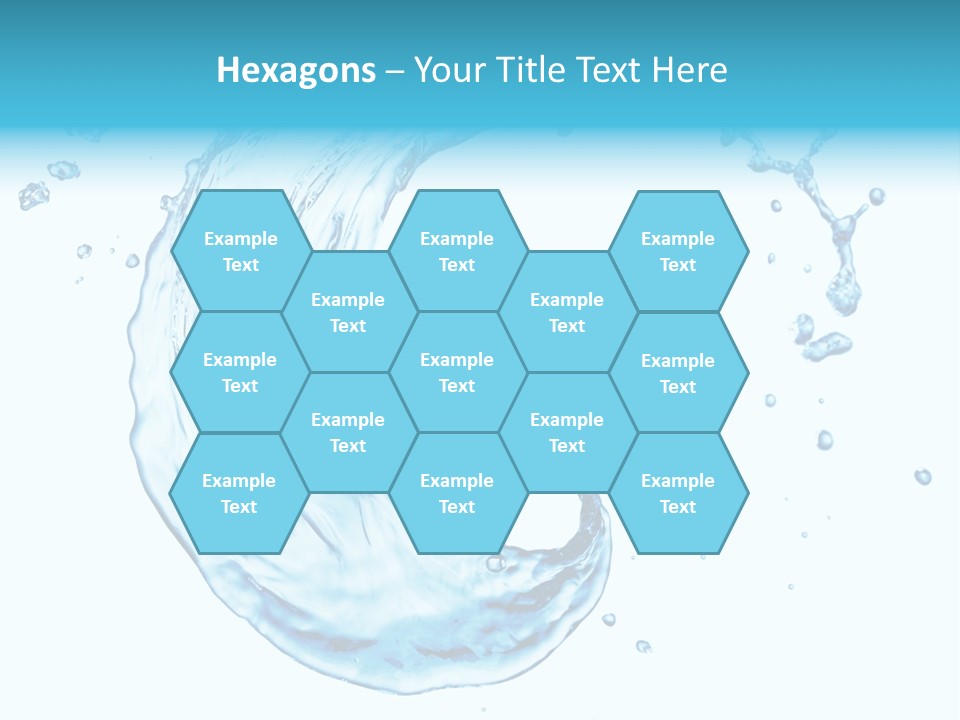 Transparent Colour Wet PowerPoint Template