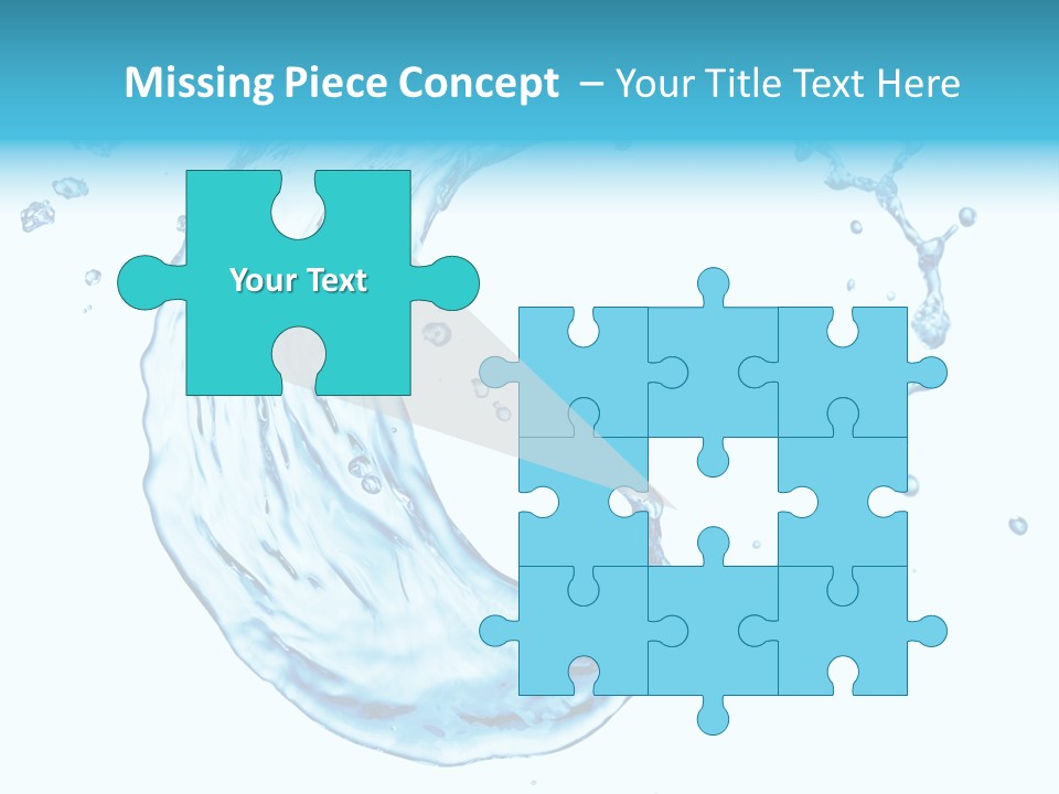 Transparent Colour Wet PowerPoint Template