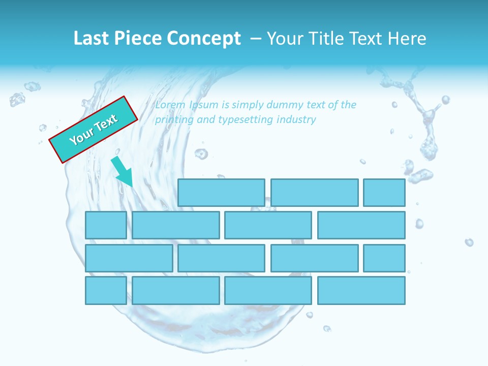 Transparent Colour Wet PowerPoint Template