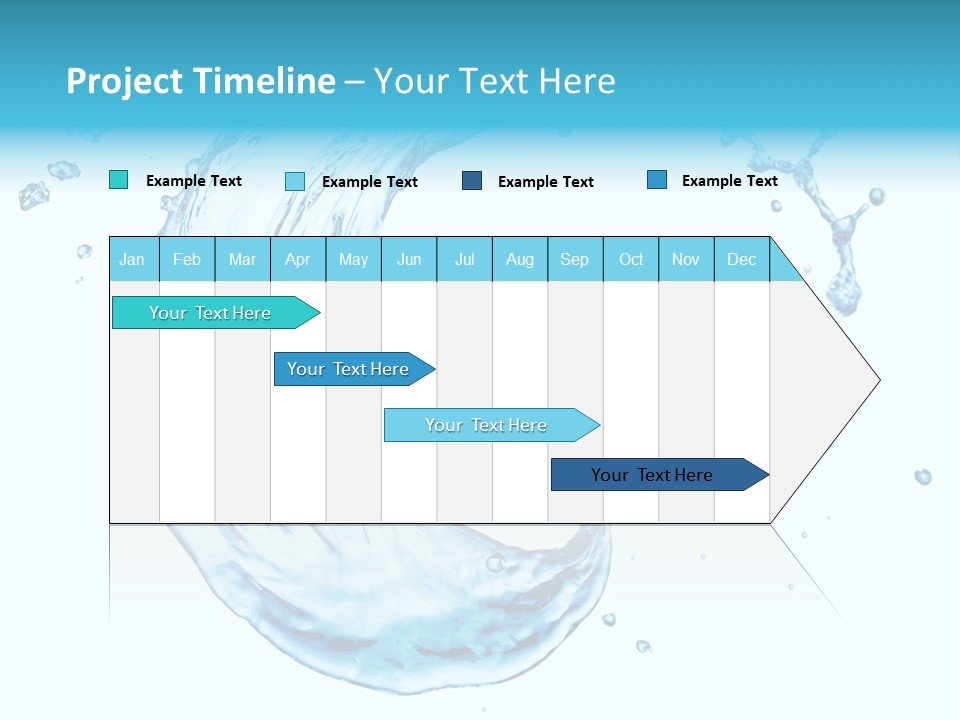 Transparent Colour Wet PowerPoint Template
