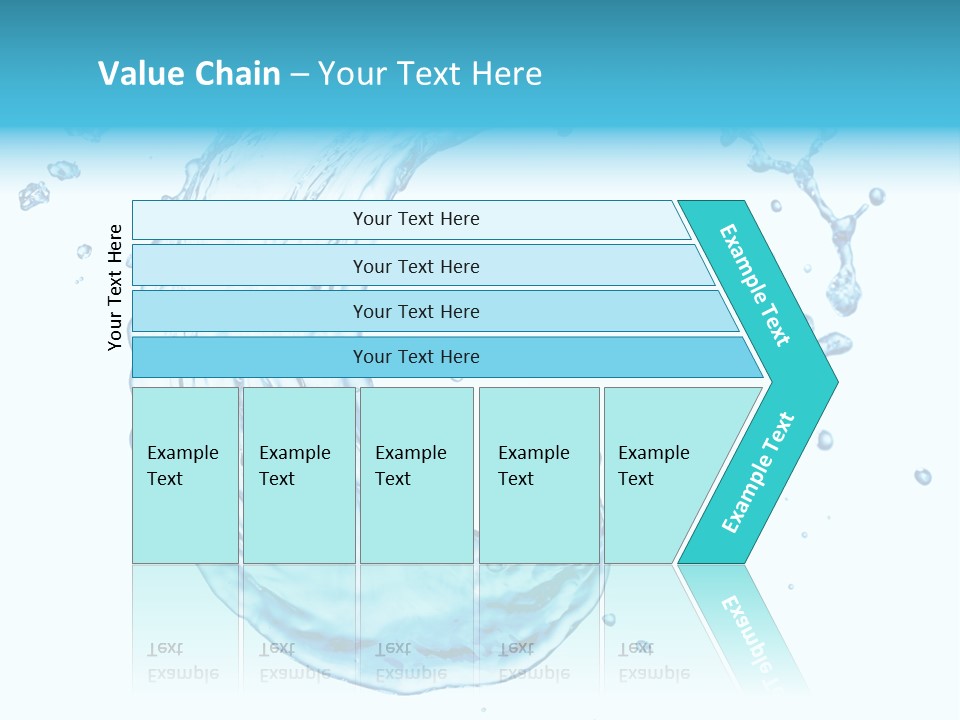 Transparent Colour Wet PowerPoint Template
